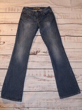 Express Mia Bootcut Jeans Women’s Size 4 Medium Wash Stretch Denim